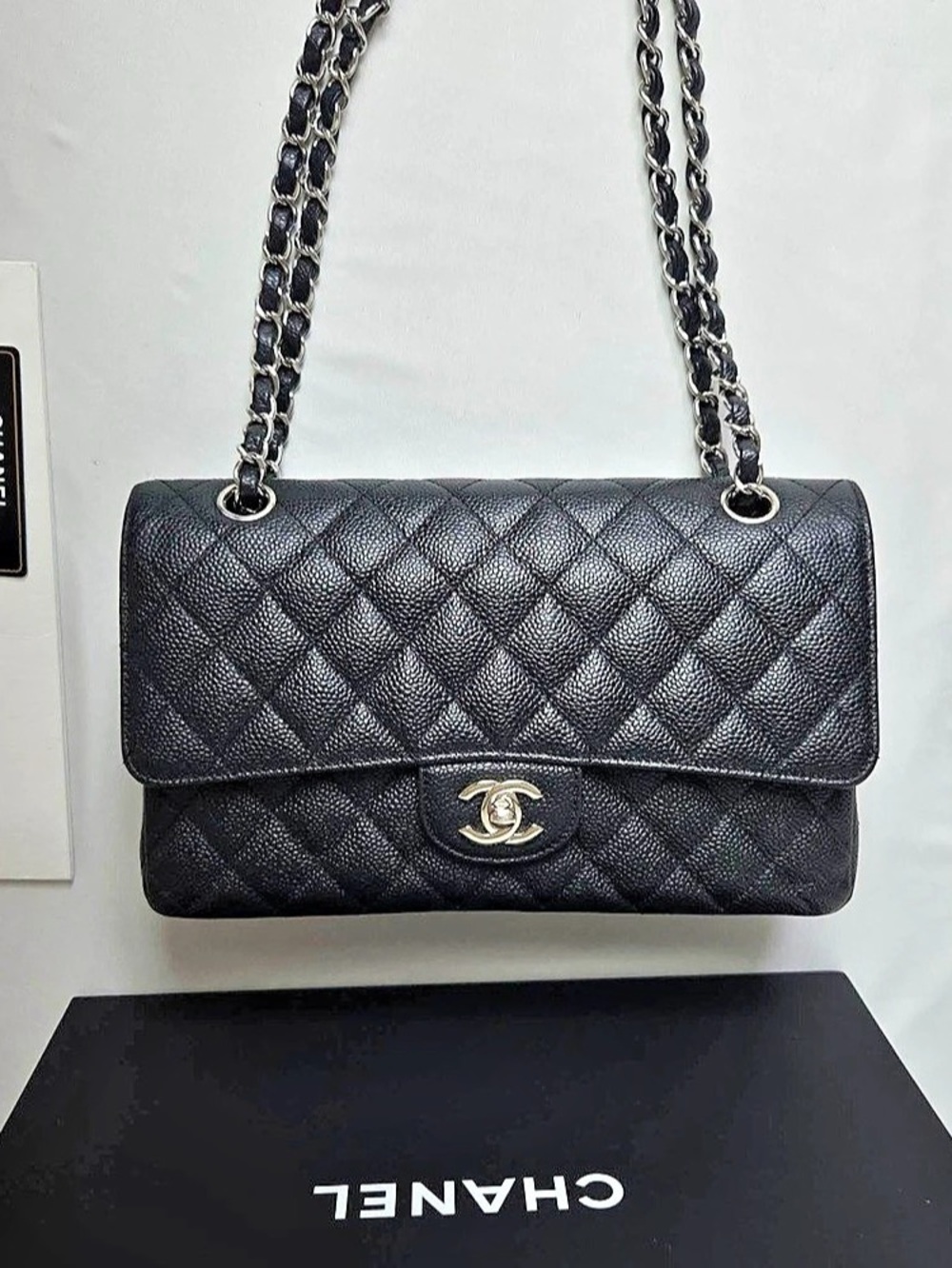 Chanel Medium Classic Double Flap Bag Black
